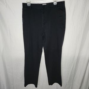 Adidas Mens 34 Stretch Flat Front Chino Pants Black